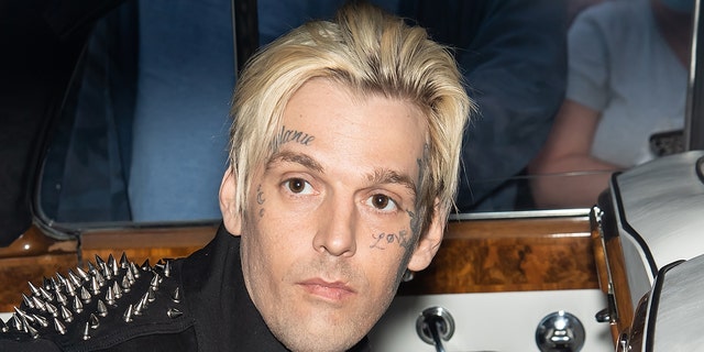 Aaron Carter pictured at an event
