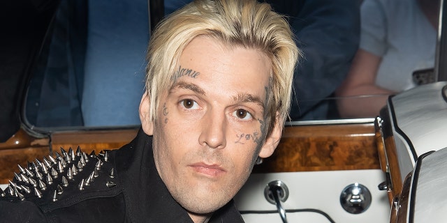 Aaron Carter pictured at an event