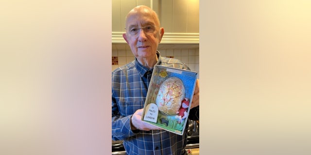 Martin Bennett, 75, owns the 83-year-old Easter egg that’s been passed down through his family. 