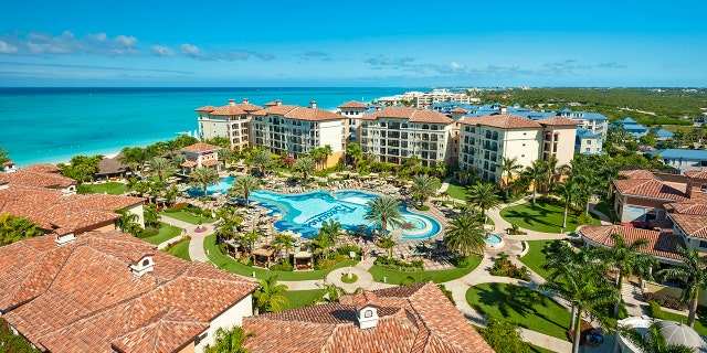aeriel view of Beaches Resorts
