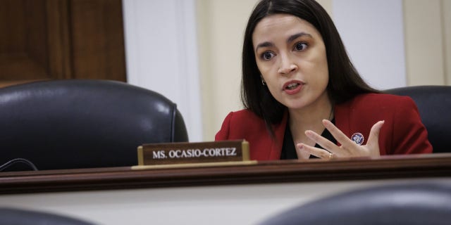 Alexandria Ocasio-Cortez at hearing