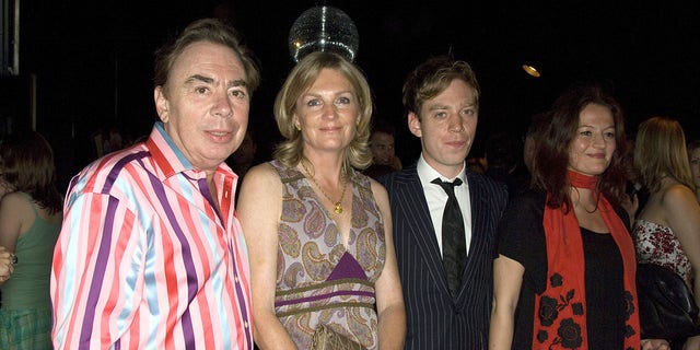 Andrew Lloyd Webber with his wife Madeleine and his late son Nick in 2007. Webber shared Nick with ex-wife Sarah Hugill, to whom he was married from 1971 to 1983. Webber and Hugill also have a daughter, Imogen Lloyd Webber, 45.
