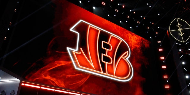 Bengals logo at draft