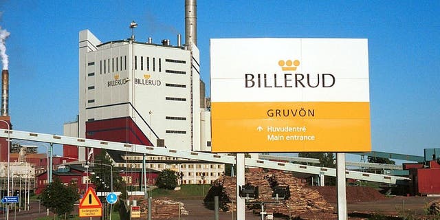 The Billerud Paper Mill in Michigan is operated by Billerud AB, an American subsidiary of the Swedish pulp and paper manufacturer (headquarters in Solna, Sweden, are pictured). 