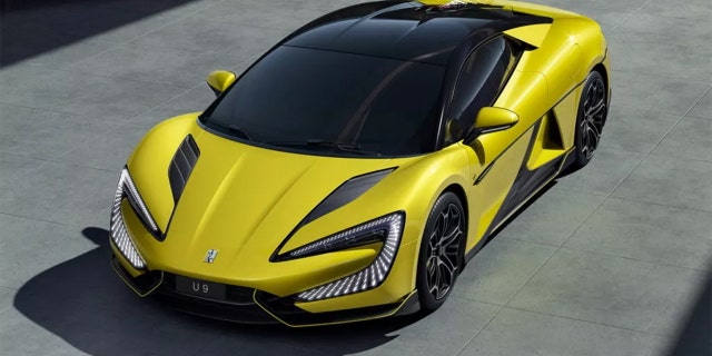 The BYD U9 is an all-electric supercar.