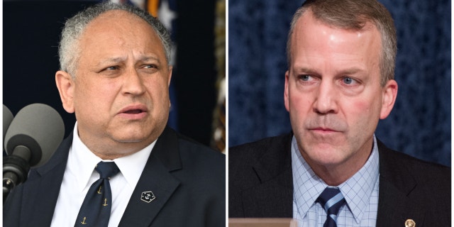 Secretary of the Navy Carlos Del Toro and Sen. Dan Sullivan, R-Alaska, battled in a Senate hearing over Navy fleet strength on April 18, 2023.