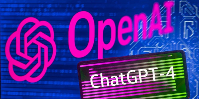 ChatGPT-4 is displayed on a smartphone with the OpenAI logo.