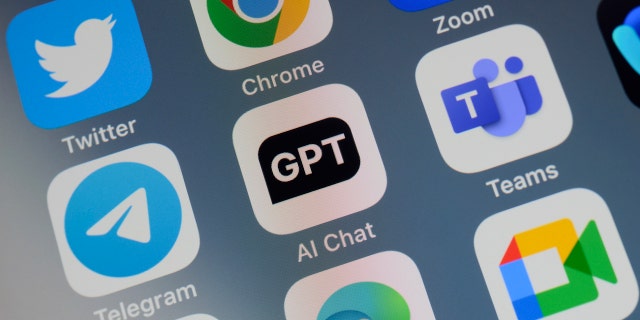 ChatGPT app shown on a iPhone screen with many other apps