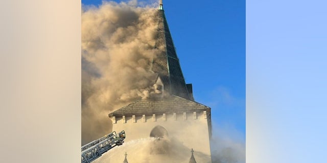 Massachusetts church fire
