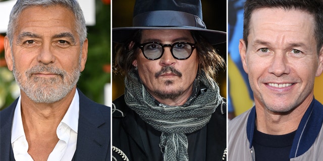 george clooney johnny depp mark wahlberg