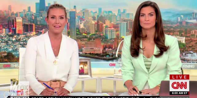 Poppy Harlow y Kaitlan Collins