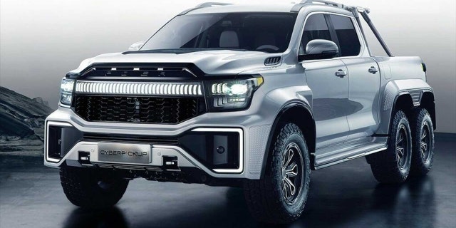 The Great Wall Motor Cyberp!ckup was unveiled at the Shanghai Auto Show.