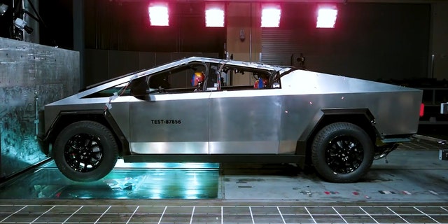 The Cybertruck has been crash tested by Tesla.