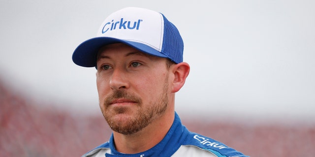Daniel Hemric looks on track