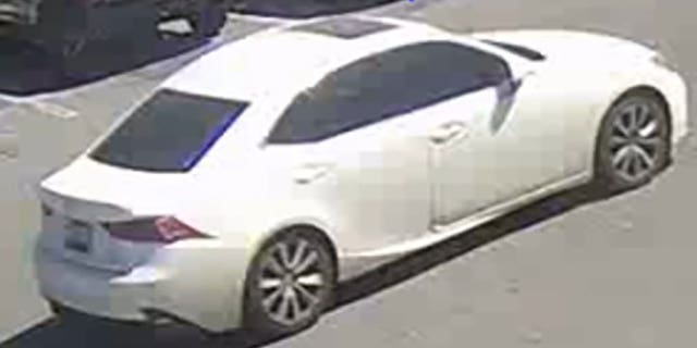 The D.C. funeral home shooting suspect's vehicle is described as a white Lexus IS350.