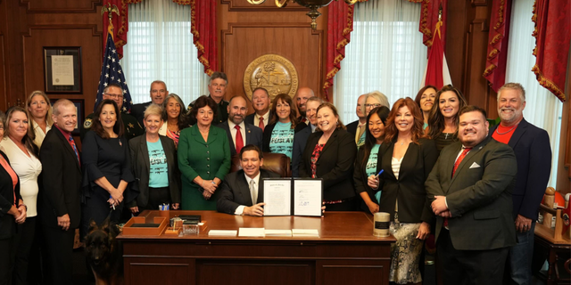 Gov. Ron DeSantis signs constitutional carry bill into law. 