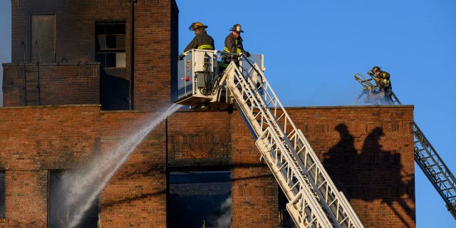 An apartment building fire in Detroit left 11 people injured and 20 displaced.