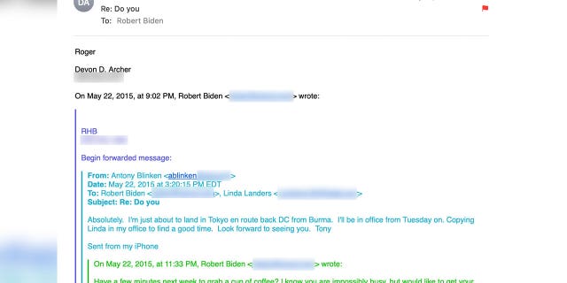 Hunter Biden email