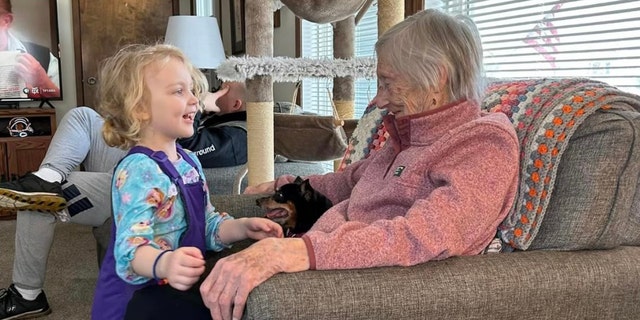 dorothy and granddaughter