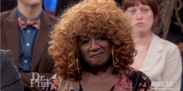 Transgender and HIV activist Chandi Moore on an episode of Dr. Phil.