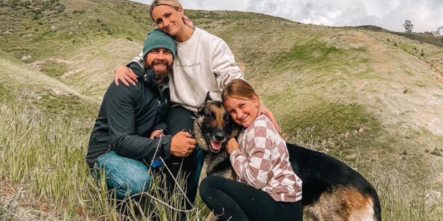 bauer family in meadow