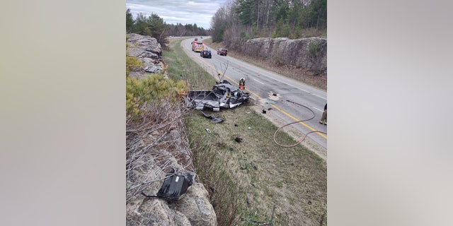 New Hampshire interstate crash
