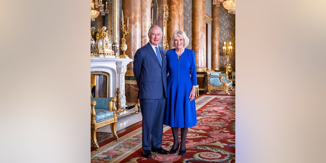 The official portrait of Charles and Camilla