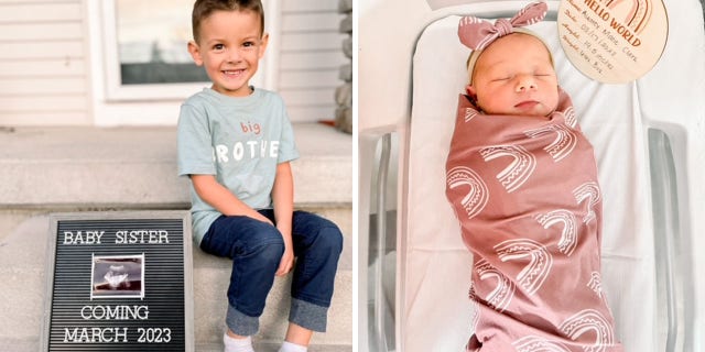 "We just wanted a healthy baby, and it was the icing on that cake that it was a girl," Carolyn Clark told Fox News Digital about their new baby's birth.