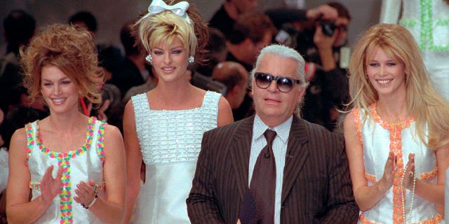 German designer Karl Lagerfeld