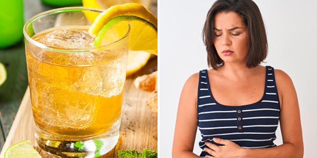 ginger ale, sick stomach