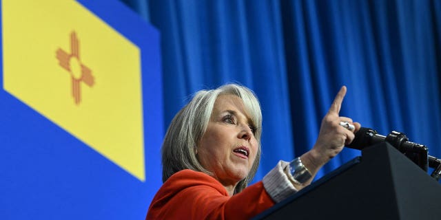 New Mexico Gov. Michelle Lujan Grisham speaks on March 18, 2023, in Santa Fe. Grisham signed a bill Tuesday prohibiting prescribed fires during periods of increased fire risk.