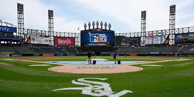 Guaranteed Rate Field during the game between the Baltimore Orioles and the White Sox on Saturday, April 15, 2023, in Chicago.