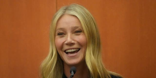 Gwyneth Paltrow smiled while giving her testimony during the trial.