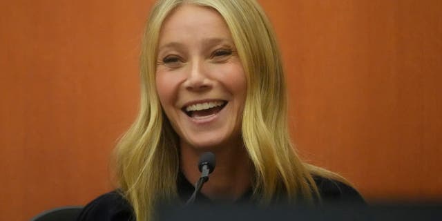 Gwyneth Paltrow smiled while giving her testimony during the trial.