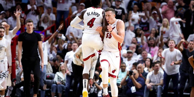 Victor Oladipo and Duncan Robinson