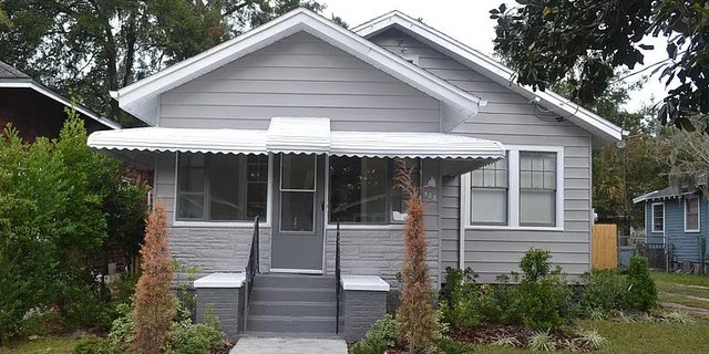 The Jacksonville home that was illegally occupied by squatters for 34 days.