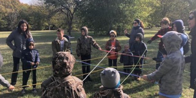A home-school forest group allows families to build a community and learn together in nature.