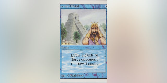ancestral recall magic card