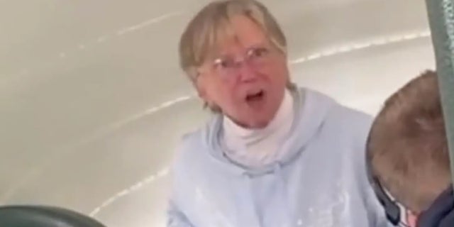 Jackie Miller, a former Amherst, Ohio, bus driver, was seen in a viral video cursing at students whom she said have been instigating her for years.