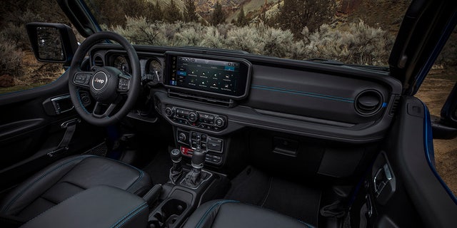 The 2024 Jeep Wrangler gets a new 12.3-inch touchscreen display.