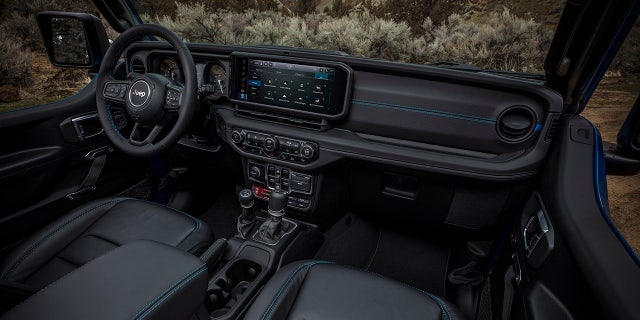 The 2024 Jeep Wrangler gets a new 12.3-inch touchscreen display.