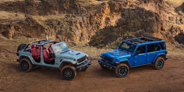 The Wrangler is available with four different powertrain options.