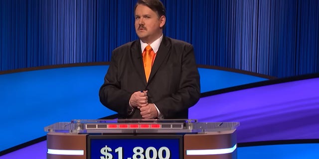 "Jeopardy!" contestant Brian Henegar plays on the April 4 episode.