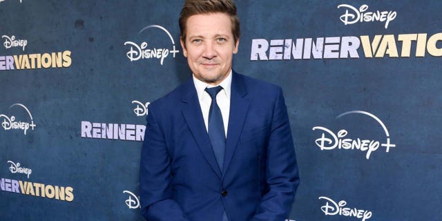 Jeremy Renner returned to visit the hospital workers who helped him recover after his devastating snowplow accident.