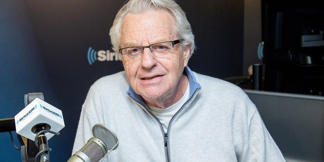 Jerry Springer hosting a Sirius XM Radio show