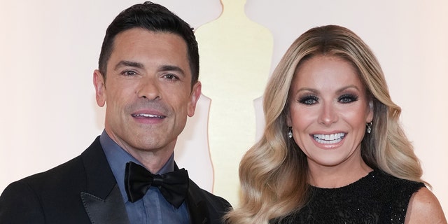 Mark Consuelos made his "Live!" debut Monday with wife and co-host Kelly Ripa.