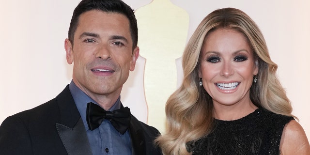 Mark Consuelos made his "Live!" debut Monday with wife and co-host Kelly Ripa.