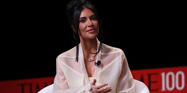 Kim Kardashian at the Time 100 Summit