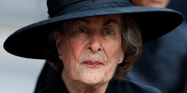 Lady Pamela Hicks at the queen's funeral