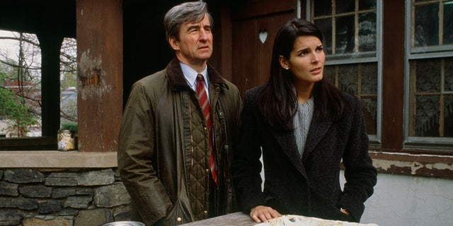 Angie Harmon worked with Sam Waterson on "Law &amp; Order."